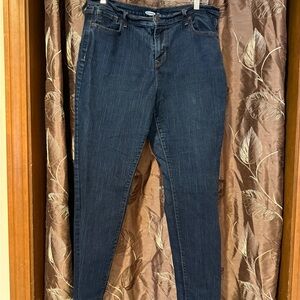 Old Navy High Rise Medium Indigo Blue Jeans Size 14